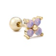 blue flower bloggers screw piercing ear bone nail earringspicture18