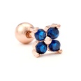 blue flower bloggers screw piercing ear bone nail earringspicture25