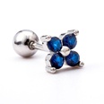 blue flower bloggers screw piercing ear bone nail earringspicture26
