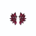 European and American fashion geometric flower alloy diamond earrings female wholesalepicture13