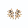 European and American fashion geometric flower alloy diamond earrings female wholesalepicture14