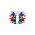 European and American fashion geometric flower alloy diamond earrings female wholesalepicture20