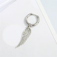 retro stainless steel wings leaf earring small feather pendant earrings jewelrypicture12