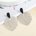 retro color hollow leaf geometric heartshaped fanshaped carved earringspicture19