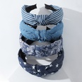 European and American new widebrimmed fabric hair accessories knotted headbandpicture11