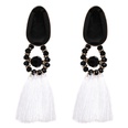 color retro ethnic tassel exaggerated large diamond earringspicture11