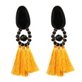 color retro ethnic tassel exaggerated large diamond earringspicture12