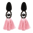 color retro ethnic tassel exaggerated large diamond earringspicture16