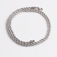 Stainless Steel Jewelry Twist Chain Does Not Change Color Shoe Pendant Necklacepicture11