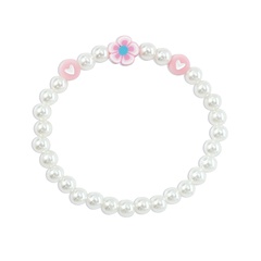 Fashion Soft Ceramic Pearl Flower Bracelet
