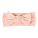 childrens headwear wholesale infant solid color checkered knotted bow elastic headbandpicture12
