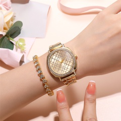 Fashion Square Rhinestone Steel Band Large Dial Trend Water Diamond British Hand Watch