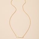 Fashion geometric letters Mama alloy necklace wholesalepicture7