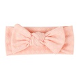 childrens headwear wholesale infant solid color checkered knotted bow elastic headbandpicture14
