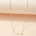 Fashion geometric letters Mama alloy necklace wholesalepicture11