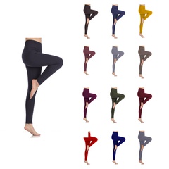 2021 yoga pants suit women Europe and the United States nude high waist fitness trousers