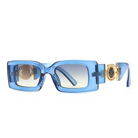schmale Sonnenbrille Europäische und amerikanische Einfassungsbrille eckige Sonnenbrille's discount tags