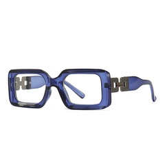 Retro-Computerspiegel Trend Brille mit quadratischem Rahmen Europäischer und amerikanischer anti-blauer quadratischer flacher Spiegel