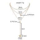 Simple star and moon wind pearl clavicle chain multilayered necklacepicture14