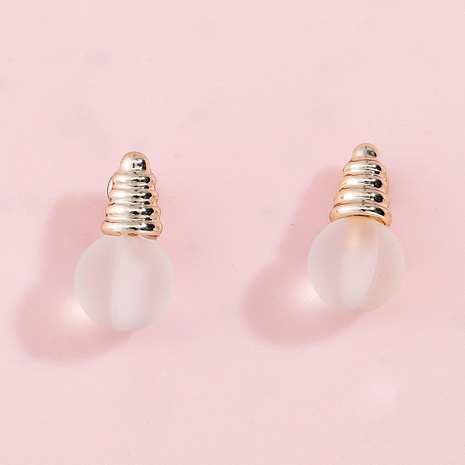 Modische Ohrringe mit niedlicher Glühbirnenform Großhandel's discount tags