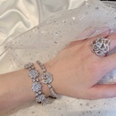 micro inlaid diamond rose shape necklace bracelet pendantpicture13