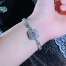 micro inlaid diamond rose shape necklace bracelet pendantpicture14