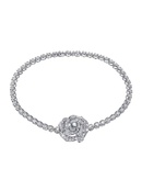 micro inlaid diamond rose shape necklace bracelet pendantpicture16