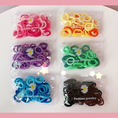 50 pieces of Korean cute candy color hair rope