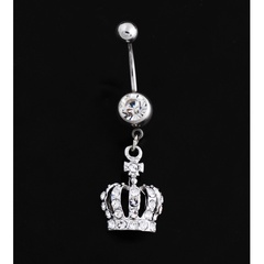 piercing jewelry crown belly button ring belly button buckle wholesale