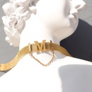 European and American personality chain M letter tassel bracelet necklacepicture7