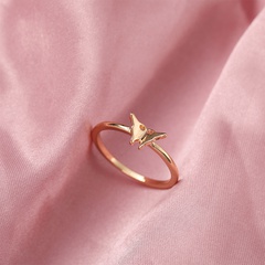 butterfly ring creative ins style simple and elegant ring ring
