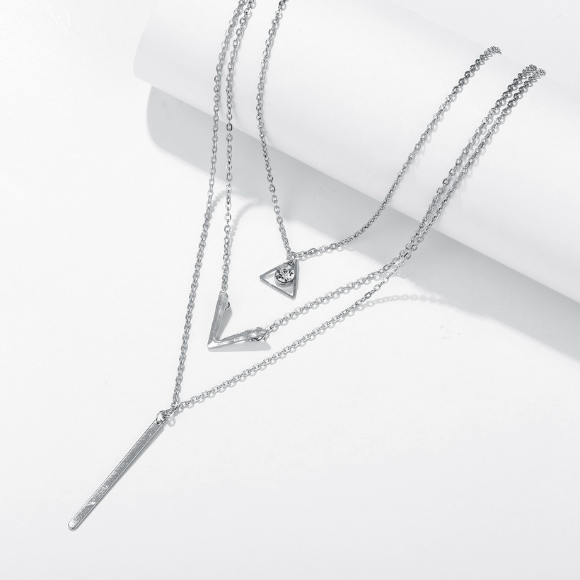 Bijoux Fantaisie Colliers | Chane De Clavicule Pendentif En Mtal MulticouchePaillettes De Mode - UF17856