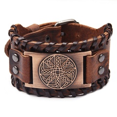 retro geometric leather bracelet wholesale
