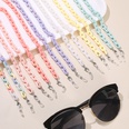 Macaron Color Cross Acrylic Fashion Cartoon Glasses Mask Chain Extension Chainpicture15