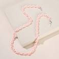Macaron Color Cross Acrylic Fashion Cartoon Glasses Mask Chain Extension Chainpicture17