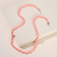 Macaron Color Cross Acrylic Fashion Cartoon Glasses Mask Chain Extension Chainpicture18