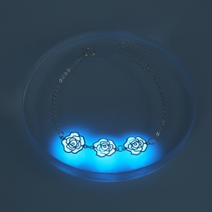 New Simple Halloween Gift Luminous Lotus Anklet Bracelet