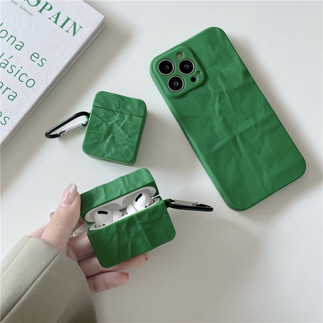retro green wrinkle AirPods protective shell NHFI536601's discount tags