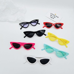 Children glasses sunglasses boys fashion personality triangle cat sunglasses wholesale