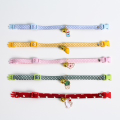 Mode Haustierhalsband Großhandel Plaid Katzenhalsband Candy Color Hundehalsband