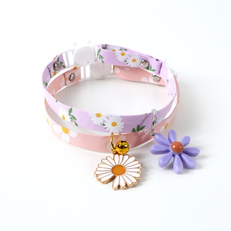 Moda Little Daisy Collar para mascotas Pequeño collar de gato ajustable fresco's discount tags