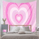 Tissu mural de dcoration de salle de tapisserie de coeur de modepicture24