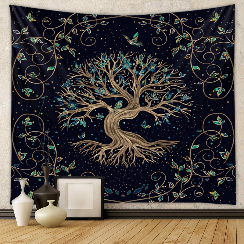 Bohemian Tree Of Life Tapestry Room Decoration Wall Cloth