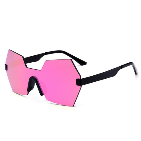 new geometric lens sunglasses one-piece fashion lens wholesale's discount tags