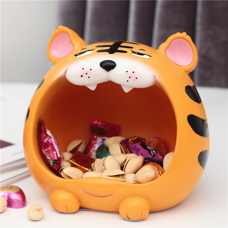 Nuevo regalo creativo de la decoracin de los adornos de la caja de almacenamiento del tigre