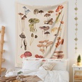 Tissu mural de dcoration de pice de tapisserie de champignon de bohmepicture76