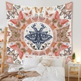 Tissu mural de dcoration de pice de tapisserie de champignon de bohmepicture104