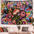 Tissu mural de dcoration de pice de tapisserie de champignon de bohmepicture134