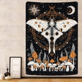 Tissu mural de dcoration de pice de tapisserie de champignon de bohmepicture144