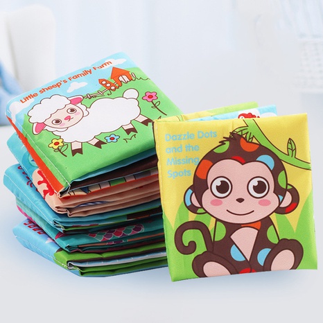 Sirène singe bébé éducation précoce livre en tissu anglais anti-pourri's discount tags